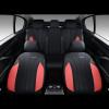 image:imageCoverado Car Seat Covers 2 Front Seats Waterproof Nappa Leather Automotive Seat Protectors Front Luxury Mesh Seat Covers AllWeather Universal Fit for Most Cars SUVs TrucksPinkampBlackredblack