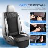 image:imageCoverado Cooling Car Seat Cover with HighVelocity Turbo Fan Powerful Blowing amp Suction Pad 12V24V Ventilated Cushion 3Speed Adjustable Airflow Universal Fit for Car SUV Truck VanBlackBlackgray