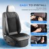 image:imageCoverado Cooling Car Seat Cover with HighVelocity Turbo Fan Powerful Blowing amp Suction Pad 12V24V Ventilated Cushion 3Speed Adjustable Airflow Universal Fit for Car SUV Truck VanBlackBlack