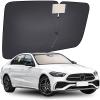image:image2026 Upgrade Coverado Sunshade for Car Windshield UPF80 FullSize TrucksSUVs Windshield Sun Shade Blocks Heat amp UV Rays Thickened Vinyl Coating Keep Cool and Protect Interior Foldable L 61x34Medium57L x 32W