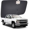 image:image2026 Upgrade Coverado Sunshade for Car Windshield UPF80 FullSize TrucksSUVs Windshield Sun Shade Blocks Heat amp UV Rays Thickened Vinyl Coating Keep Cool and Protect Interior Foldable L 61x34Large61L x 34W