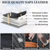image:imageCoverado Car Seat Covers Front Seat Covers for Cars Waterproof Car Seat Cushions 2Pack Leather Carseat Seat Protectors Universal Seat Covers Fit for Most Sedans SUV Pickup TrucksBrownampBlack