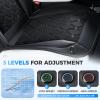image:imageCoverado Cooling Car Seat Cover 12V24V Ventilated Front Seat Cushion for Car 3Speed Temperature Adjustable Seat Cover for Summer Driving Seat Universal Fit for Car SUV Truck VanBlack1