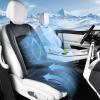 image:imageCoverado Cooling Car Seat Cover 12V24V Ventilated Front Seat Cushion for Car 3Speed Temperature Adjustable Seat Cover for Summer Driving Seat Universal Fit for Car SUV Truck VanBlack1