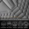 image:imageCoverado Automotive Seat Covers Car Seat Covers Front Seats Nappa Leather Black Orange Car Seat Cover Waterproof Seat Cushion 2 Pack Front Seat Covers Driver Seat Protector Fit for Most Cars SUVGray