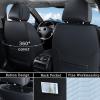 image:imageCoverado Automotive Seat Covers Car Seat Covers Front Seats Nappa Leather Black Orange Car Seat Cover Waterproof Seat Cushion 2 Pack Front Seat Covers Driver Seat Protector Fit for Most Cars SUVPatchworkBlackBlue