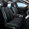 image:imageCoverado Automotive Seat Covers Car Seat Covers Front Seats Nappa Leather Black Orange Car Seat Cover Waterproof Seat Cushion 2 Pack Front Seat Covers Driver Seat Protector Fit for Most Cars SUVBlackBlue