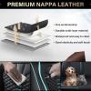 image:imageCoverado Automotive Seat Covers Car Seat Covers Front Seats Nappa Leather Black Orange Car Seat Cover Waterproof Seat Cushion 2 Pack Front Seat Covers Driver Seat Protector Fit for Most Cars SUVBlackBlue