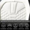 image:imageCoverado Automotive Seat Covers Car Seat Covers Front Seats Nappa Leather Black Orange Car Seat Cover Waterproof Seat Cushion 2 Pack Front Seat Covers Driver Seat Protector Fit for Most Cars SUVPatchworkBlackWhite
