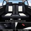 image:imageCoverado Automotive Seat Covers Car Seat Covers Front Seats Nappa Leather Black Orange Car Seat Cover Waterproof Seat Cushion 2 Pack Front Seat Covers Driver Seat Protector Fit for Most Cars SUVPatchworkBlackWhite