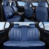 image:imageCoverado Seat Covers Car Seat Covers Full Set Leather Seat Covers for Cars Car Seat Protector Black Car Seat Covers Front Seats and Back Seats Universal Fit for Most Cars GrayBluePillow