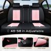 image:imageCoverado Seat Covers Car Seat Covers Full Set Leather Seat Covers for Cars Car Seat Protector Black Car Seat Covers Front Seats and Back Seats Universal Fit for Most Cars GrayBlackpink
