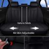 image:imageCoverado Seat Covers Car Seat Covers Full Set Leather Seat Covers for Cars Car Seat Protector Black Car Seat Covers Front Seats and Back Seats Universal Fit for Most Cars GrayBlackPillow