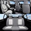 image:imageCoverado Seat Covers Car Seat Covers Full Set Leather Seat Covers for Cars Car Seat Protector Black Car Seat Covers Front Seats and Back Seats Universal Fit for Most Cars GrayGrayWhitePillow