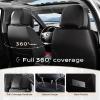 image:imageCoverado Seat Covers Car Seat Covers Full Set Leather Seat Covers for Cars Car Seat Protector Black Car Seat Covers Front Seats and Back Seats Universal Fit for Most Cars GrayBlackRedPillow