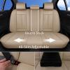 image:imageCoverado Seat Covers Car Seat Covers Full Set Leather Seat Covers for Cars Car Seat Protector Black Car Seat Covers Front Seats and Back Seats Universal Fit for Most Cars GrayABeigePillow