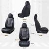 image:imageCoverado Seat Covers Car Seat Covers Full Set Leather Seat Covers for Cars Car Seat Protector Black Car Seat Covers Front Seats and Back Seats Universal Fit for Most Cars GrayBlackCamo