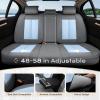 image:imageCoverado Seat Covers Car Seat Covers Full Set Leather Seat Covers for Cars Car Seat Protector Black Car Seat Covers Front Seats and Back Seats Universal Fit for Most Cars GrayGrayLightblue