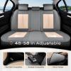 image:imageCoverado Seat Covers Car Seat Covers Full Set Leather Seat Covers for Cars Car Seat Protector Black Car Seat Covers Front Seats and Back Seats Universal Fit for Most Cars GrayGraybeige