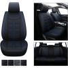 image:imageCoverado Seat Covers Car Seat Covers Full Set Leather Seat Covers for Cars Car Seat Protector Black Car Seat Covers Front Seats and Back Seats Universal Fit for Most Cars GrayPureGray