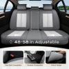 image:imageCoverado Seat Covers Car Seat Covers Full Set Leather Seat Covers for Cars Car Seat Protector Black Car Seat Covers Front Seats and Back Seats Universal Fit for Most Cars GrayGrayWhite
