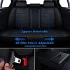 image:imageCoverado Seat Covers Car Seat Covers Full Set Leather Seat Covers for Cars Car Seat Protector Black Car Seat Covers Front Seats and Back Seats Universal Fit for Most Cars GrayPureGray