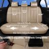 image:imageCoverado Seat Covers Car Seat Covers Full Set Leather Seat Covers for Cars Car Seat Protector Black Car Seat Covers Front Seats and Back Seats Universal Fit for Most Cars GrayBeige