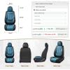 image:imageCoverado Seat Covers Car Seat Covers Full Set Leather Seat Covers for Cars Car Seat Protector Black Car Seat Covers Front Seats and Back Seats Universal Fit for Most Cars GrayBlackblue