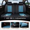 image:imageCoverado Seat Covers Car Seat Covers Full Set Leather Seat Covers for Cars Car Seat Protector Black Car Seat Covers Front Seats and Back Seats Universal Fit for Most Cars GrayBlackblue
