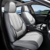 image:imageCoverado Seat Covers Car Seat Covers Full Set Leather Seat Covers for Cars Car Seat Protector Black Car Seat Covers Front Seats and Back Seats Universal Fit for Most Cars GrayGrayWhite