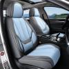 image:imageCoverado Seat Covers Car Seat Covers Full Set Leather Seat Covers for Cars Car Seat Protector Black Car Seat Covers Front Seats and Back Seats Universal Fit for Most Cars GrayGrayLightblue