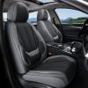image:imageCoverado Seat Covers Car Seat Covers Full Set Leather Seat Covers for Cars Car Seat Protector Black Car Seat Covers Front Seats and Back Seats Universal Fit for Most Cars GrayGrayBlack