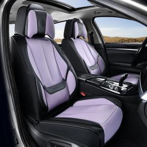 image:imageCoverado Seat Covers Car Seat Covers Full Set Leather Seat Covers for Cars Car Seat Protector Black Car Seat Covers Front Seats and Back Seats Universal Fit for Most Cars GrayBlackPurplePillow