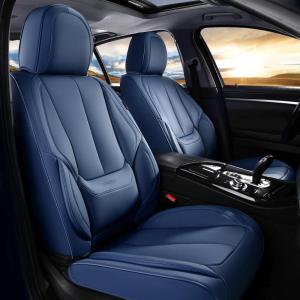 image:imageCoverado Seat Covers Car Seat Covers Full Set Leather Seat Covers for Cars Car Seat Protector Black Car Seat Covers Front Seats and Back Seats Universal Fit for Most Cars GrayBlue