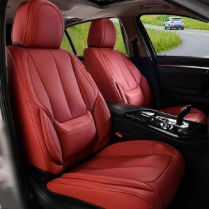 image:imageCoverado Seat Covers Car Seat Covers Full Set Leather Seat Covers for Cars Car Seat Protector Black Car Seat Covers Front Seats and Back Seats Universal Fit for Most Cars GrayRed
