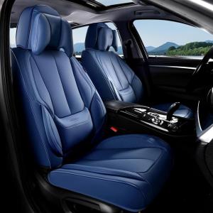 image:imageCoverado Seat Covers Car Seat Covers Full Set Leather Seat Covers for Cars Car Seat Protector Black Car Seat Covers Front Seats and Back Seats Universal Fit for Most Cars GrayBluePillow
