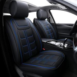 image:imageCoverado Seat Covers Car Seat Covers Full Set Leather Seat Covers for Cars Car Seat Protector Black Car Seat Covers Front Seats and Back Seats Universal Fit for Most Cars GrayPureGray
