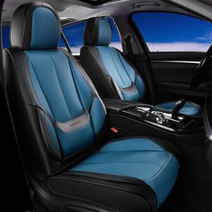 image:imageCoverado Seat Covers Car Seat Covers Full Set Leather Seat Covers for Cars Car Seat Protector Black Car Seat Covers Front Seats and Back Seats Universal Fit for Most Cars GrayBlackblue