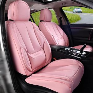 image:imageCoverado Seat Covers Car Seat Covers Full Set Leather Seat Covers for Cars Car Seat Protector Black Car Seat Covers Front Seats and Back Seats Universal Fit for Most Cars GrayPink