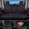image:imageCoverado Car Seat Covers Compatible with Dodge Ram 20022026 1500 2500 3500 Pickup Limited Laramie Big Horn Waterproof Leather Seat Protectors Fit for Dodge Ram Crew Cabamp Quad CabFront CoffeeRed flat back