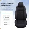 image:imageCoverado Car Seat Covers Compatible with Dodge Ram 20022026 1500 2500 3500 Pickup Limited Laramie Big Horn Waterproof Leather Seat Protectors Fit for Dodge Ram Crew Cabamp Quad CabFront CoffeeBlack flat back