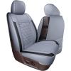 image:imageCoverado Car Seat Covers Compatible with Dodge Ram 20022026 1500 2500 3500 Pickup Limited Laramie Big Horn Waterproof Leather Seat Protectors Fit for Dodge Ram Crew Cabamp Quad CabFront CoffeeGray flat back