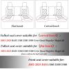 image:imageCoverado Car Seat Covers Compatible with Dodge Ram 20022026 1500 2500 3500 Pickup Limited Laramie Big Horn Waterproof Leather Seat Protectors Fit for Dodge Ram Crew Cabamp Quad CabFront CoffeeBlack flat back