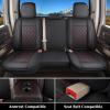 image:imageCoverado Car Seat Covers Compatible with Dodge Ram 20022026 1500 2500 3500 Pickup Limited Laramie Big Horn Waterproof Leather Seat Protectors Fit for Dodge Ram Crew Cabamp Quad CabFront CoffeeBlackRed linecurved back