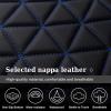image:imageCoverado Car Seat Covers Compatible with Dodge Ram 20022026 1500 2500 3500 Pickup Limited Laramie Big Horn Waterproof Leather Seat Protectors Fit for Dodge Ram Crew Cabamp Quad CabFront CoffeeBlue curved back