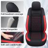 image:imageCoverado Car Seat Covers Compatible with Dodge Ram 20022026 1500 2500 3500 Pickup Limited Laramie Big Horn Waterproof Leather Seat Protectors Fit for Dodge Ram Crew Cabamp Quad CabFront CoffeeRed curved back