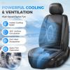 image:imageCoverado Cooling Car Seat Cover 12V24V Ventilated Front Seat Cushion for Car 3Speed Temperature Adjustable Seat Cover for Summer Driving Seat Universal Fit for Car SUV Truck VanBlack3