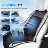 image:imageCoverado Cooling Car Seat Cover 12V24V Ventilated Front Seat Cushion for Car 3Speed Temperature Adjustable Seat Cover for Summer Driving Seat Universal Fit for Car SUV Truck VanGray