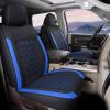 image:imageCoverado Car Seat Covers Compatible with Dodge Ram 20022026 1500 2500 3500 Pickup Limited Laramie Big Horn Waterproof Leather Seat Protectors Fit for Dodge Ram Crew Cabamp Quad CabFront CoffeeBlue