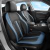 image:imageCoverado Leather Car Seat Covers Front Seats amp Carbon Fiber Waterproof and Durable All Weather Protector Universal Fit for SUV Pickup Truck Sedan Automotive Vehicle Interior BlackBlueBlack
